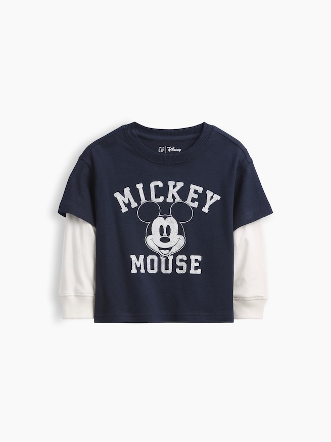 Gap &times; ディズニー ダブルレイヤーTシャツ (幼児・ベビー)-0