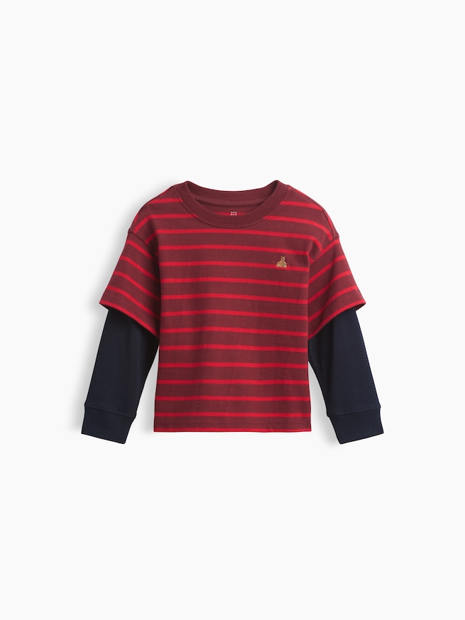 ヘビーウェイト ダブルレイヤーTシャツ (幼児・ベビー)-0