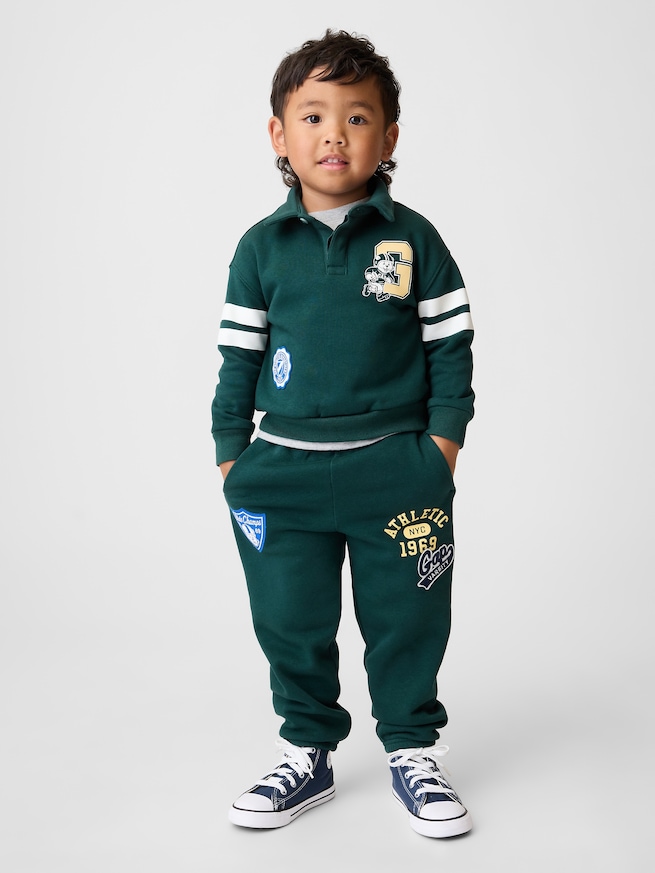 ヴィンテージソフト バーシティスタイル GAPロゴ スウェットパンツ (幼児・ベビー)-0