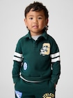 ヴィンテージソフト バーシティスタイル GAPロゴ ポロスウェットシャツ (幼児・ベビー)-0