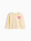 ハートポケット ストライプTシャツ (幼児・ベビー)-0