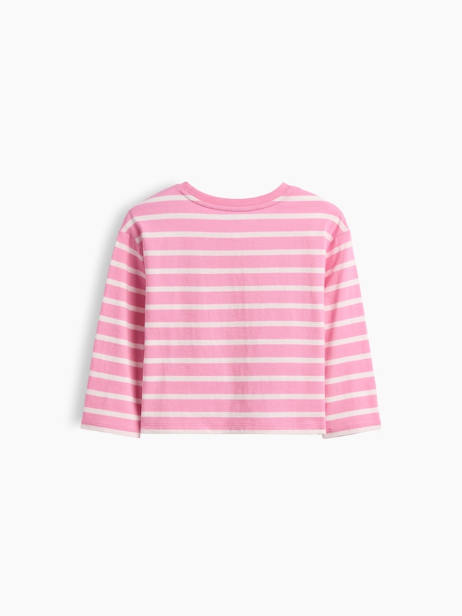 ハートポケット ストライプTシャツ (幼児・ベビー)-1