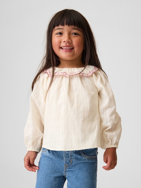 Baby & Toddler Ruffle Collar Top