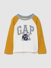 babyGap カラーブロック GAPロゴTシャツ-0