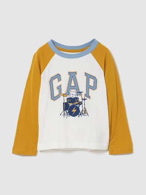 babyGap カラーブロック GAPロゴTシャツ