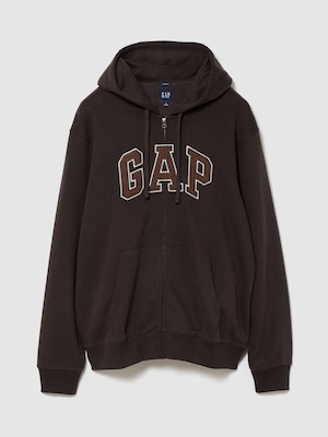 GAPアーチロゴ フルジップ パーカー