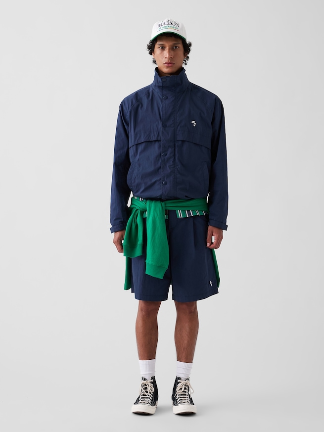 Gap &times; Malbon テクスチャー ポプリン アノラックジャケット-2