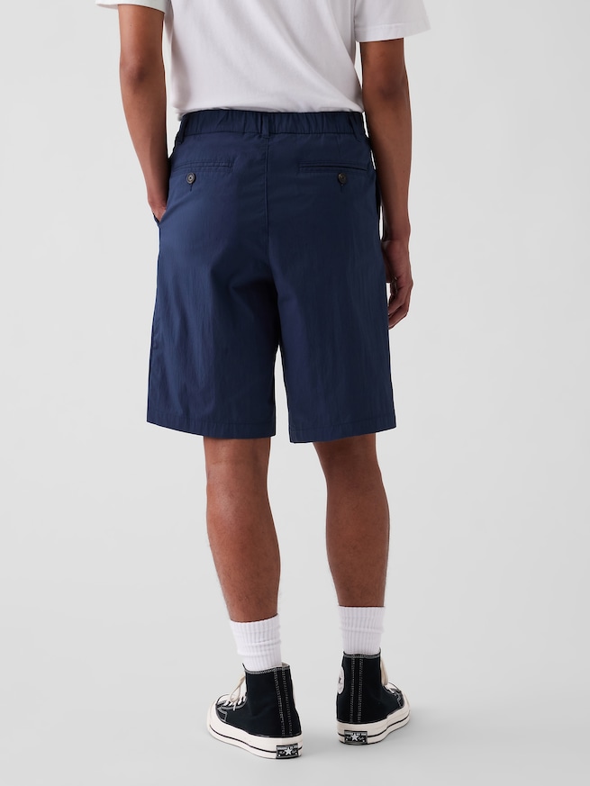 Gap &times; Malbon テクスチャー ポプリン バギーショートパンツ-4