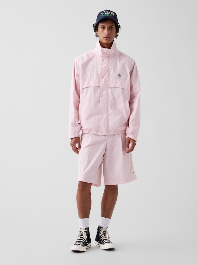 Gap &times; Malbon テクスチャー ポプリン アノラックジャケット-2