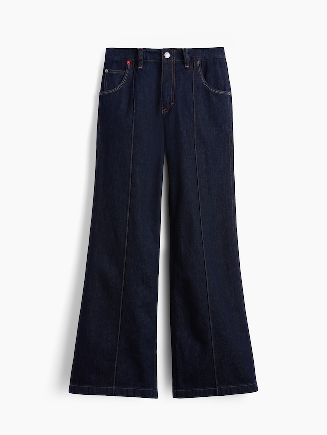 GapStudio ハイライズ ピンタックデニム-10