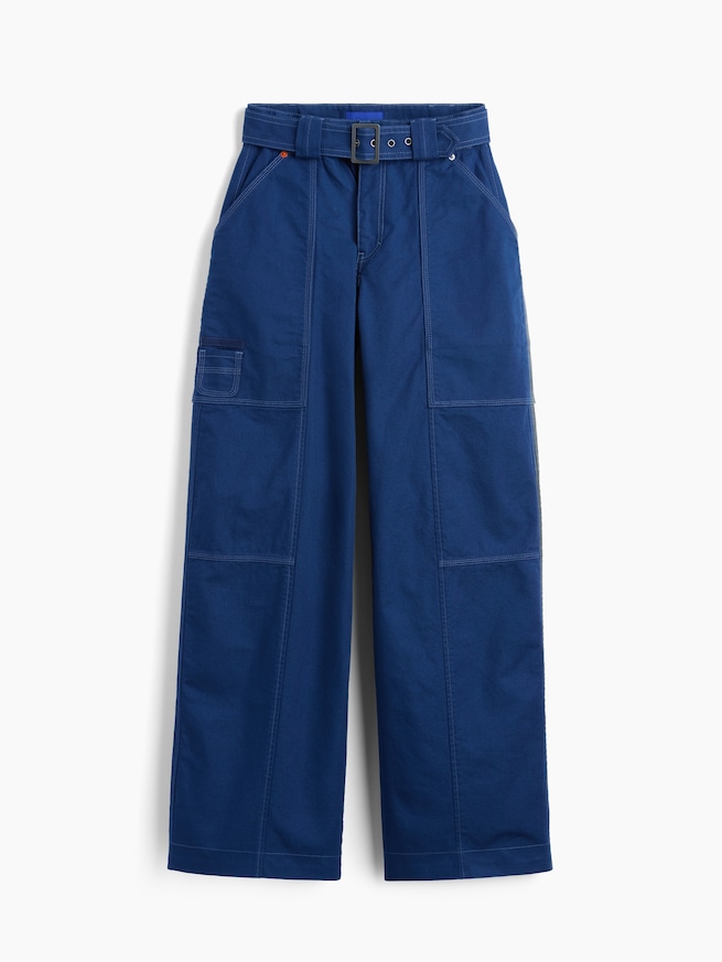 GapStudio キャンバス ベルト ユーティリティパンツ-7