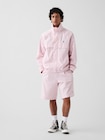Gap &times; Malbon テクスチャー ポプリン バギーショートパンツ-0