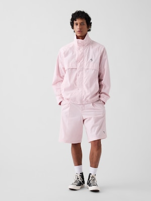 Gap &times; Malbon テクスチャー ポプリン バギーショートパンツ