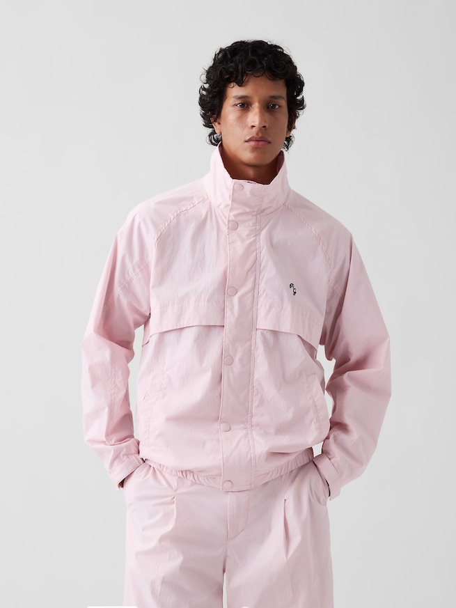 Gap &times; Malbon テクスチャー ポプリン アノラックジャケット-0