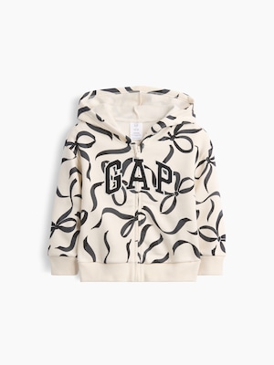 babyGap リラックスフィット GAPロゴ ジップアップパーカー