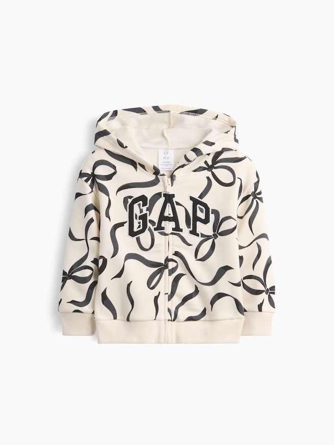 babyGap リラックスフィット GAPロゴ ジップアップパーカー-0
