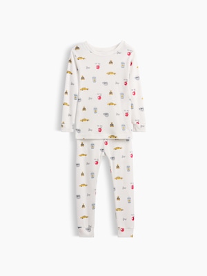 オーガニック ブラッシュドコットン GAP NYC パジャマセット (幼児・ベビー)