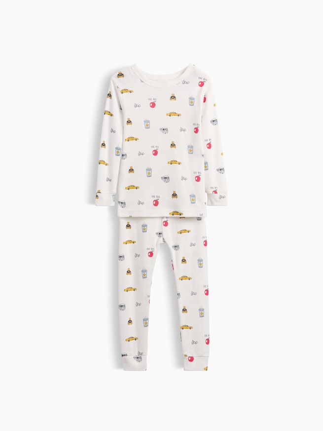 オーガニック ブラッシュドコットン GAP NYC パジャマセット (幼児・ベビー)-0