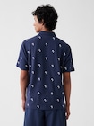 Gap &times; Malbon リラックスフィット ロゴ ポロシャツ-2