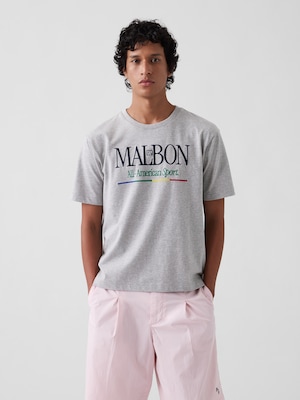Gap &times; Malbon オーガニックコットン ロゴTシャツ