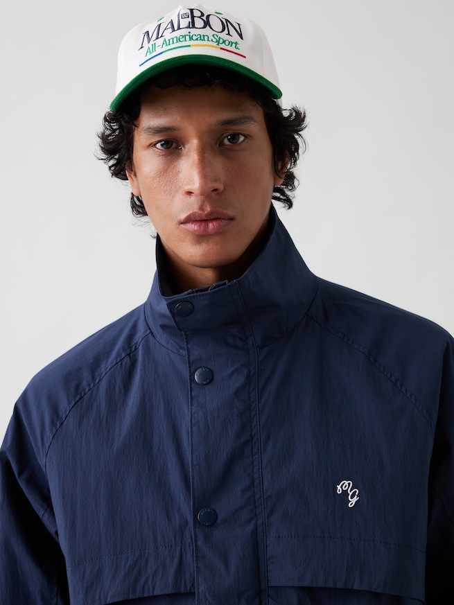 Gap &times; Malbon ロゴ ベースボールキャップ-0