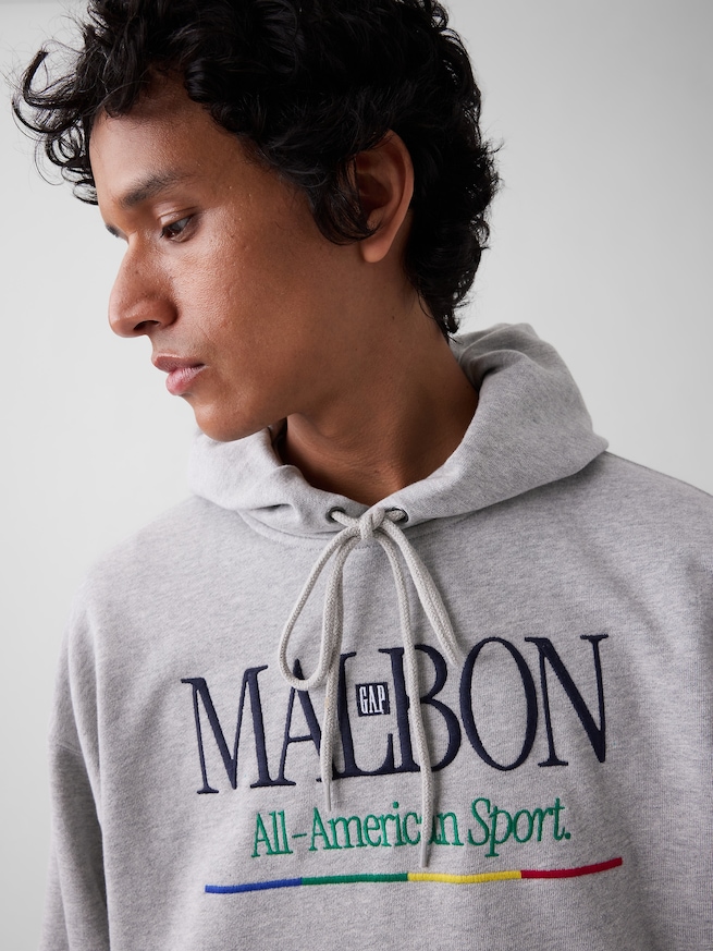 Gap &times; Malbon ヘビーウェイト ロゴパーカー-5