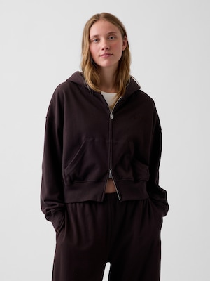 フレンチテリー GAP NYC オーバーサイズ ジップアップパーカー
