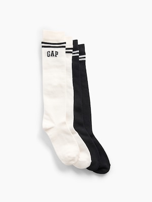 GAPロゴ ニーハイソックス 2足セット (キッズ)