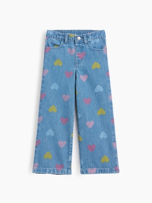 babyGap プリント ワイドデニム
