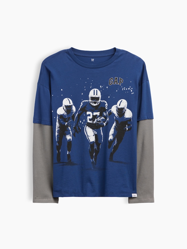 リラックスフィット グラフィックTシャツ (キッズ)-2