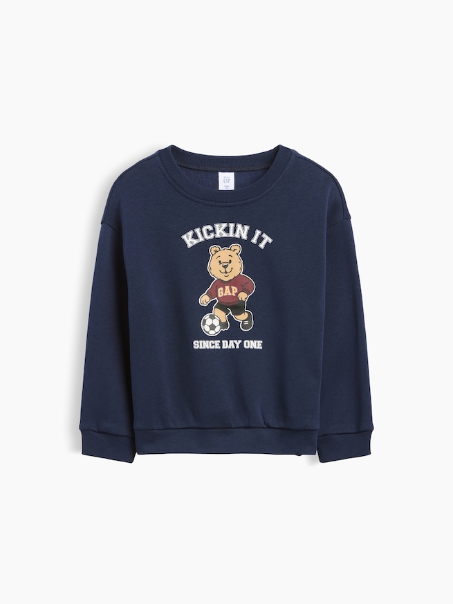 babyGap リラックスフィット クルーネック スウェットシャツ-0