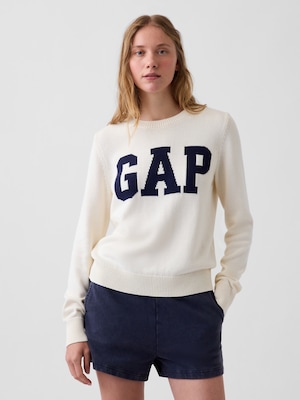 GAPロゴ クルーネックセーター