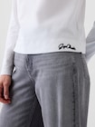 クロップド ボートネックTシャツ-3