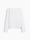 クロップド ボートネックTシャツ-4