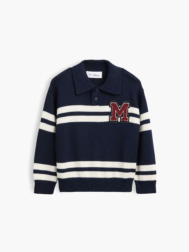 Gap &times; ディズニー バーシティスタイル ポロセーター (幼児・ベビー)-0