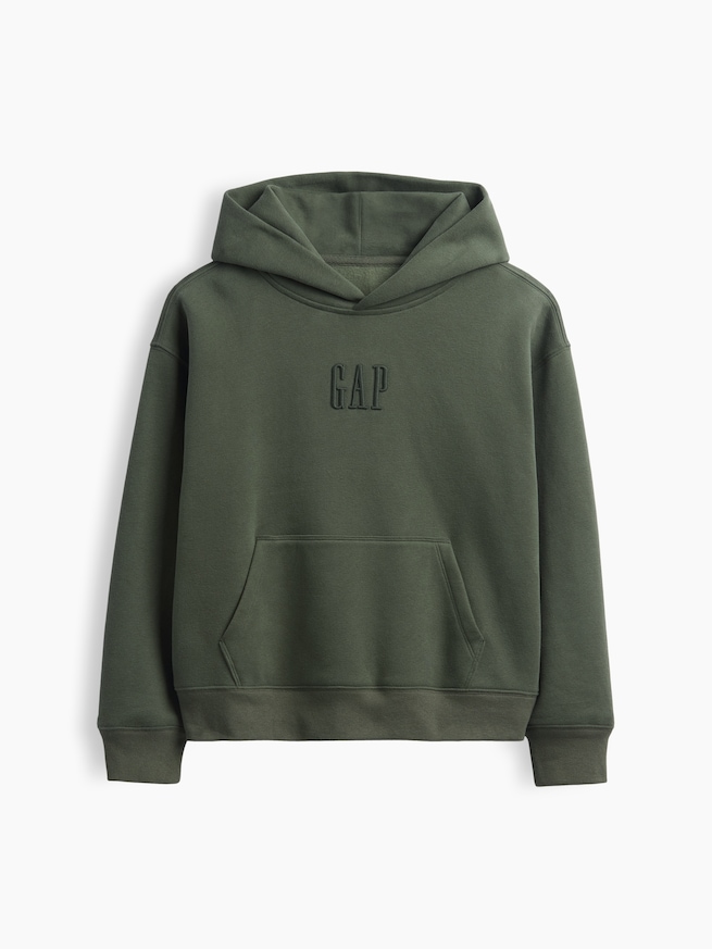 ヴィンテージソフト リラックスフィット GAPロゴパーカー (キッズ)-5