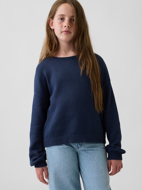 Kids Oversized Rollneck Sweater