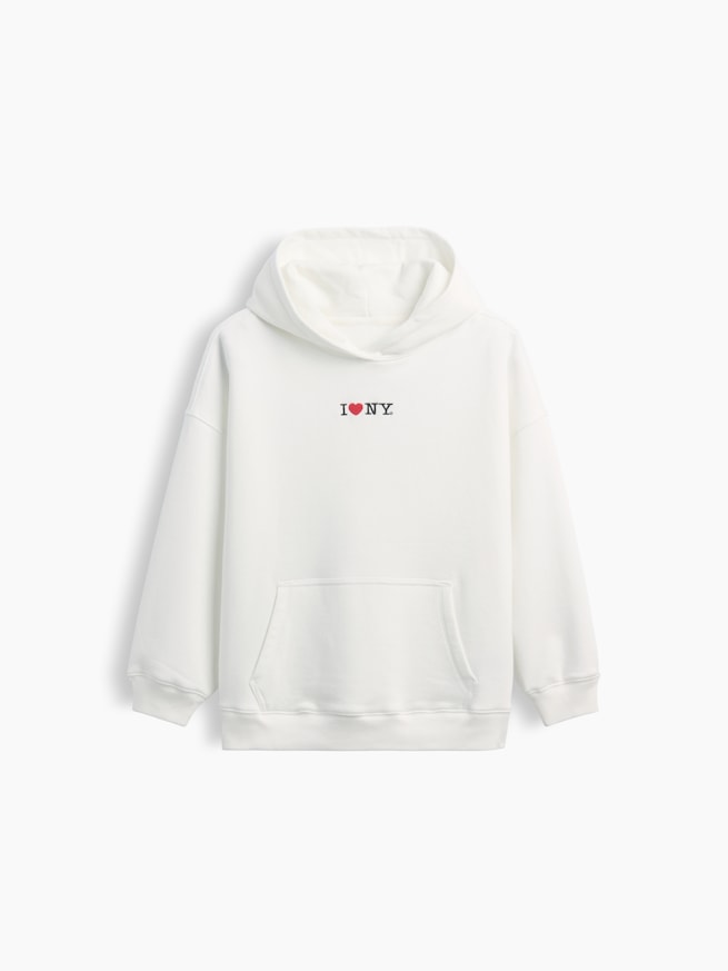 ヴィンテージソフト オーバーサイズ I LOVE NY パーカー (キッズ)-5