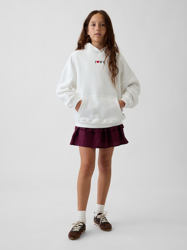 ヴィンテージソフト オーバーサイズ I LOVE NY パーカー (キッズ)-1