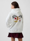 ヴィンテージソフト オーバーサイズ I LOVE NY パーカー (キッズ)-2