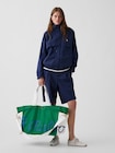 Gap &times; Malbon テクスチャー ポプリン バギーショートパンツ-5