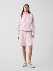 Gap &times; Malbon テクスチャー ポプリン バギーショートパンツ-5