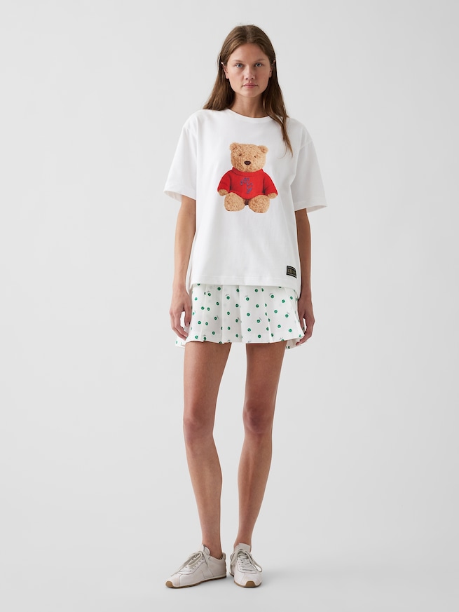 Gap &times; Malbon オーガニックコットン ブラナンベア Tシャツ-3