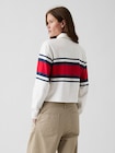 Gap &times; Malbon オーバーサイズ クロップド ラグビーシャツ-2