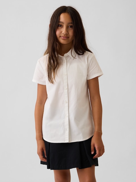 Kids Uniform Poplin Shirt