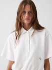 Gap &times; Malbon シンチ クロップド ポロシャツ-3