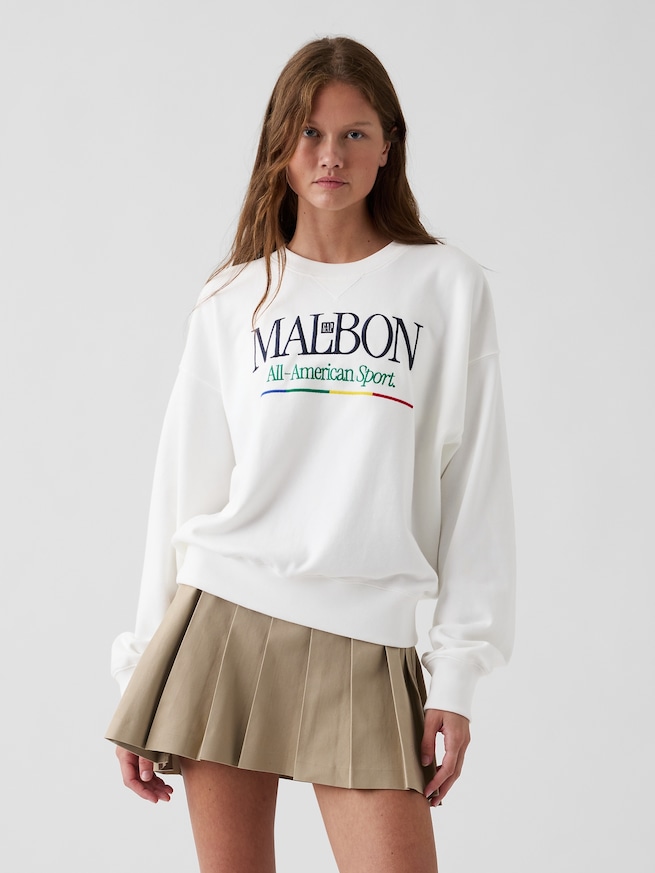 Gap &times; Malbon ヘビーウェイト ロゴ スウェットシャツ-3