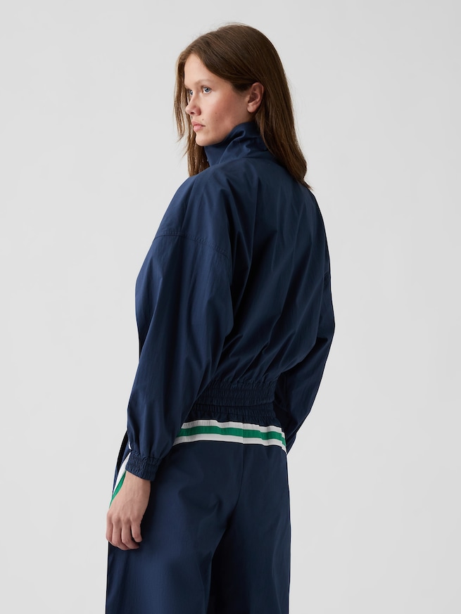 Gap &times; Malbon テクスチャー ポプリン ウィンドブレーカー-3
