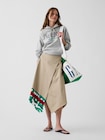 Gap &times; Malbon ツイル ハンカチーフ マキシスカート-4