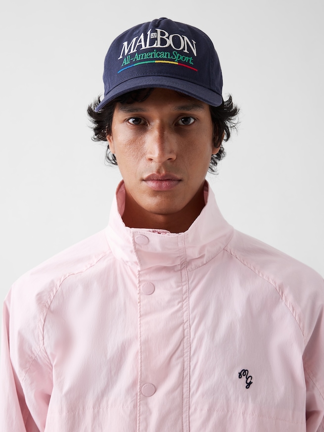 Gap &times; Malbon ロゴ ベースボールキャップ-0
